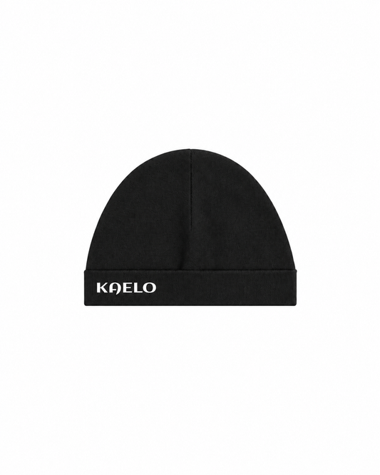 Black Kaelo Satin Lined Beanie